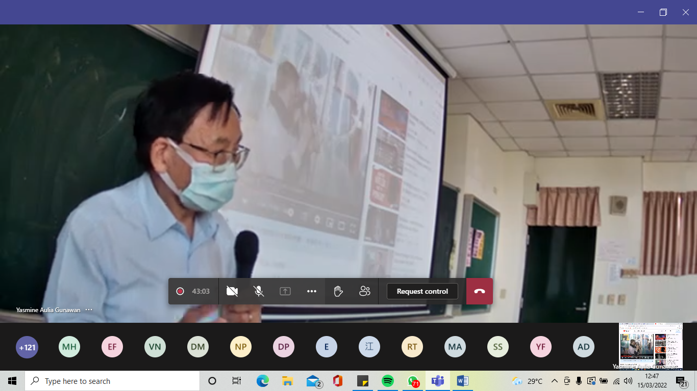 “We Started The Class With TED Talk to Broaden Our Horizon” Stated UAI Students Who Participated in Asia University Taiwan Spring Semester Virtual Exchange Program