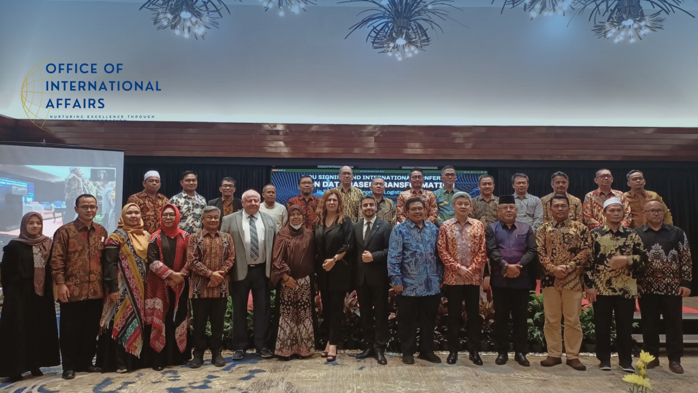 MoU Signing between UAI and BAU for Free Trade Zones Data Analytics Research Centre on Asia Pacific and Africa and International Conference on Data-based Transformation Facilitated by Coordinating Ministry for Economic Affairs of the Republic of Indonesia