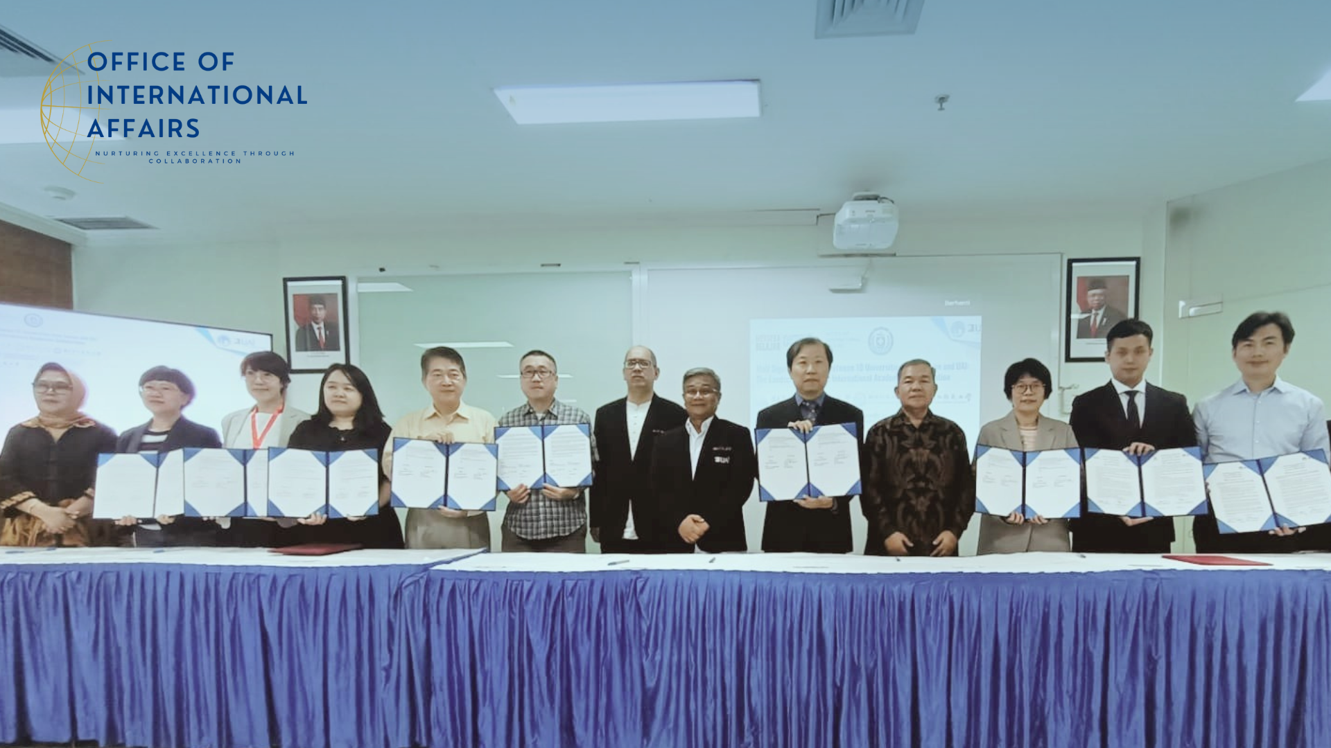 MoU Signing Ceremony among 9 Universities from Taiwan and UAI: The Landscape of Future International Academics Collaboration
